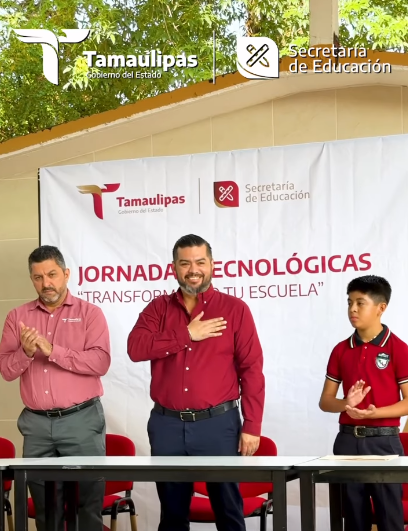 El Director de Centro Estatal de Tecnología Educativa Ing. Daniel Orlando Vázquez Berrones visitó la Escuela Primaria República de México de Cd. Victoria este 23 de abril del presente año.